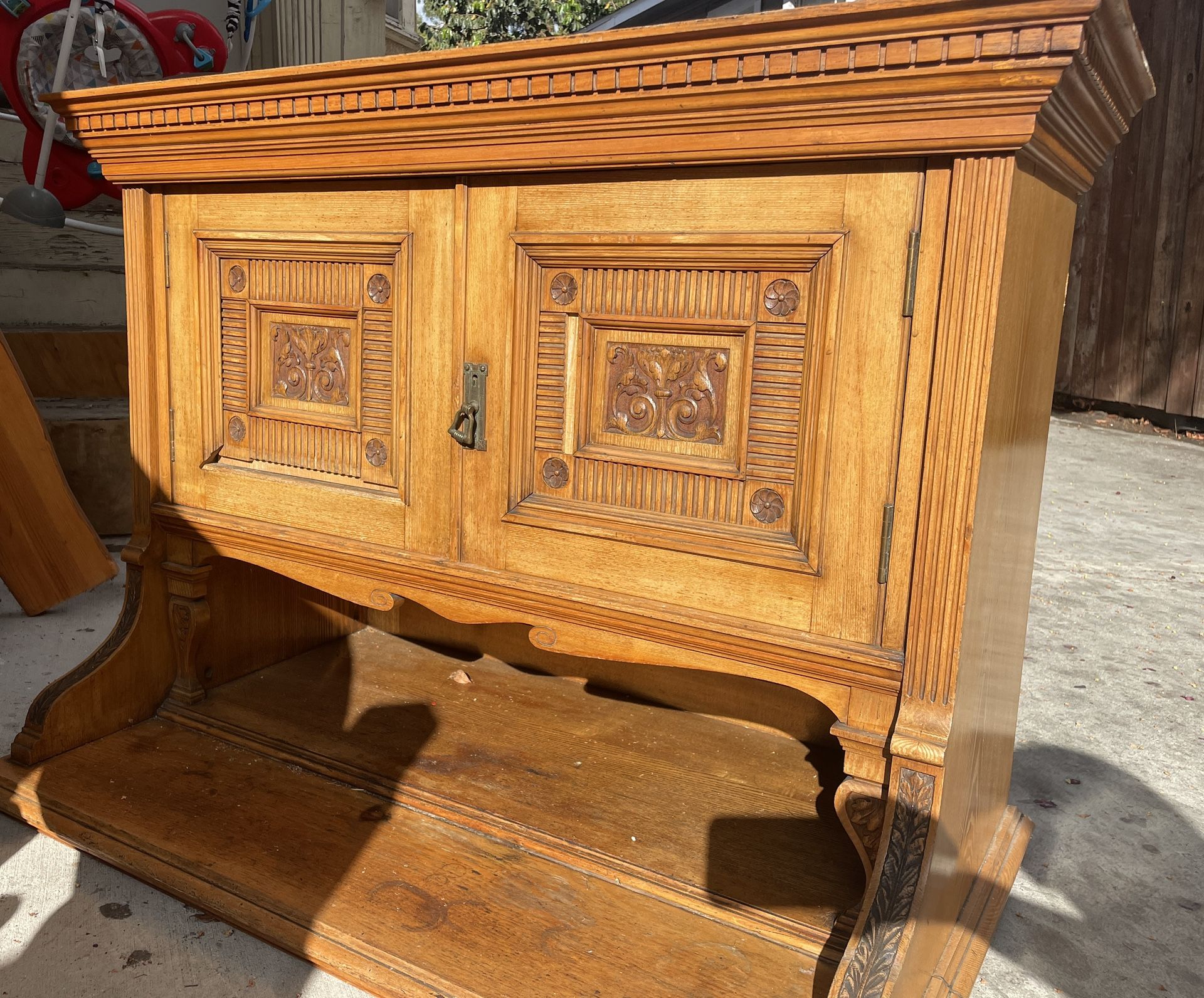 Wood Armoir