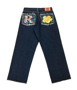 Red Monkey Co Jeans Mens 36 Blue Martin Ksohoh Lot 1002 Embroidered Denim RMC