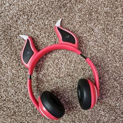 Brookstone Devil Horn Wireless Bluetooth Headphones *Special Edition* WORKING