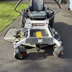 Bob Cat ZT2000 Riding Lawn Mower 48 Inch 