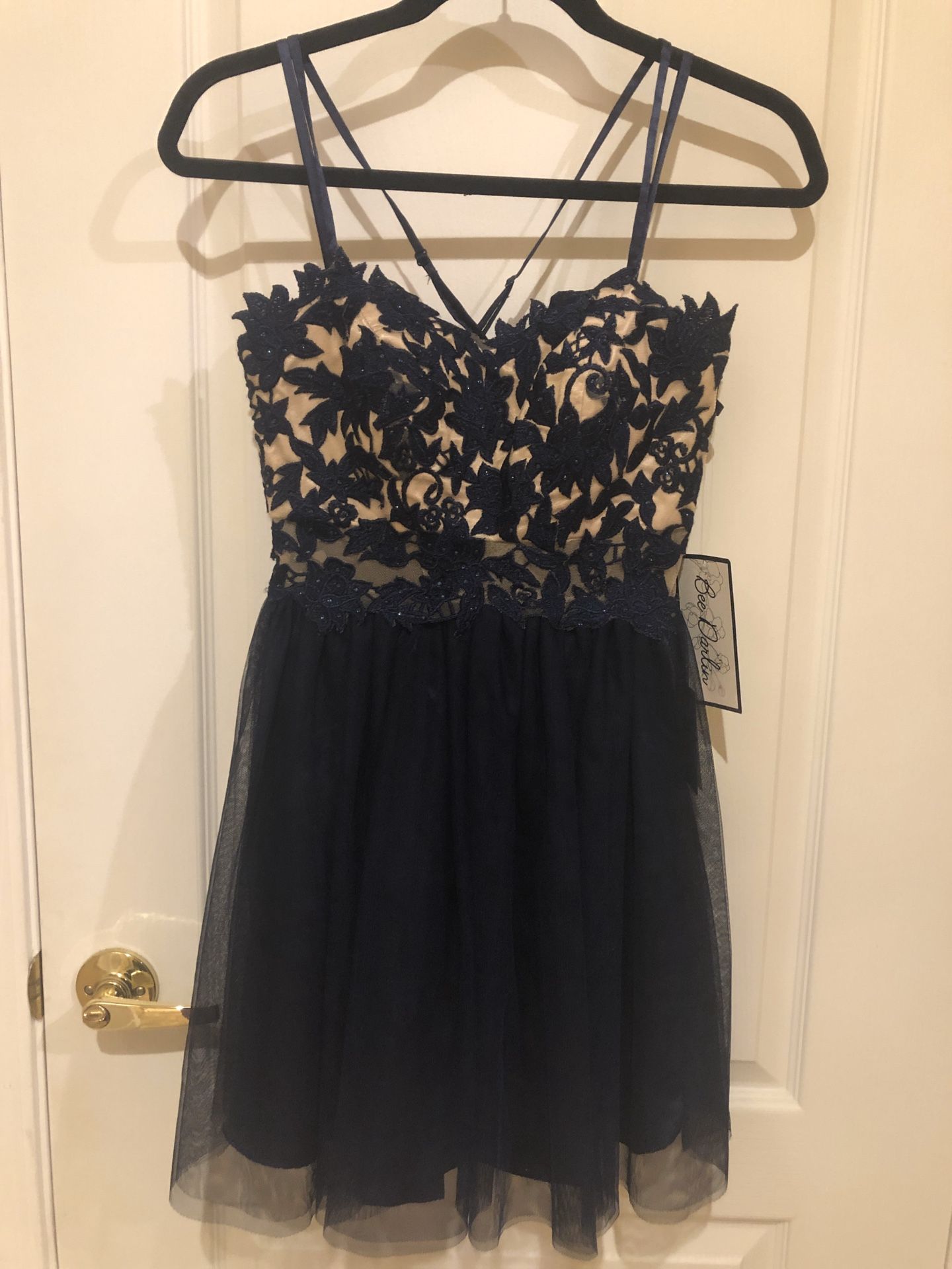 Navy blue dress size 0