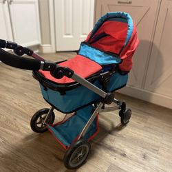 Baby Doll Stroller And Bassinet 