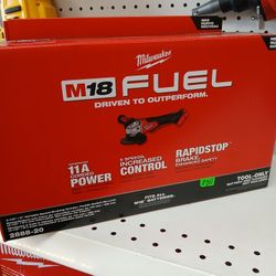 Milwaukee new  Grinder Variable Speeds 18M Fuel