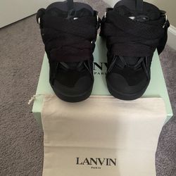 Black Lanvin Curb 