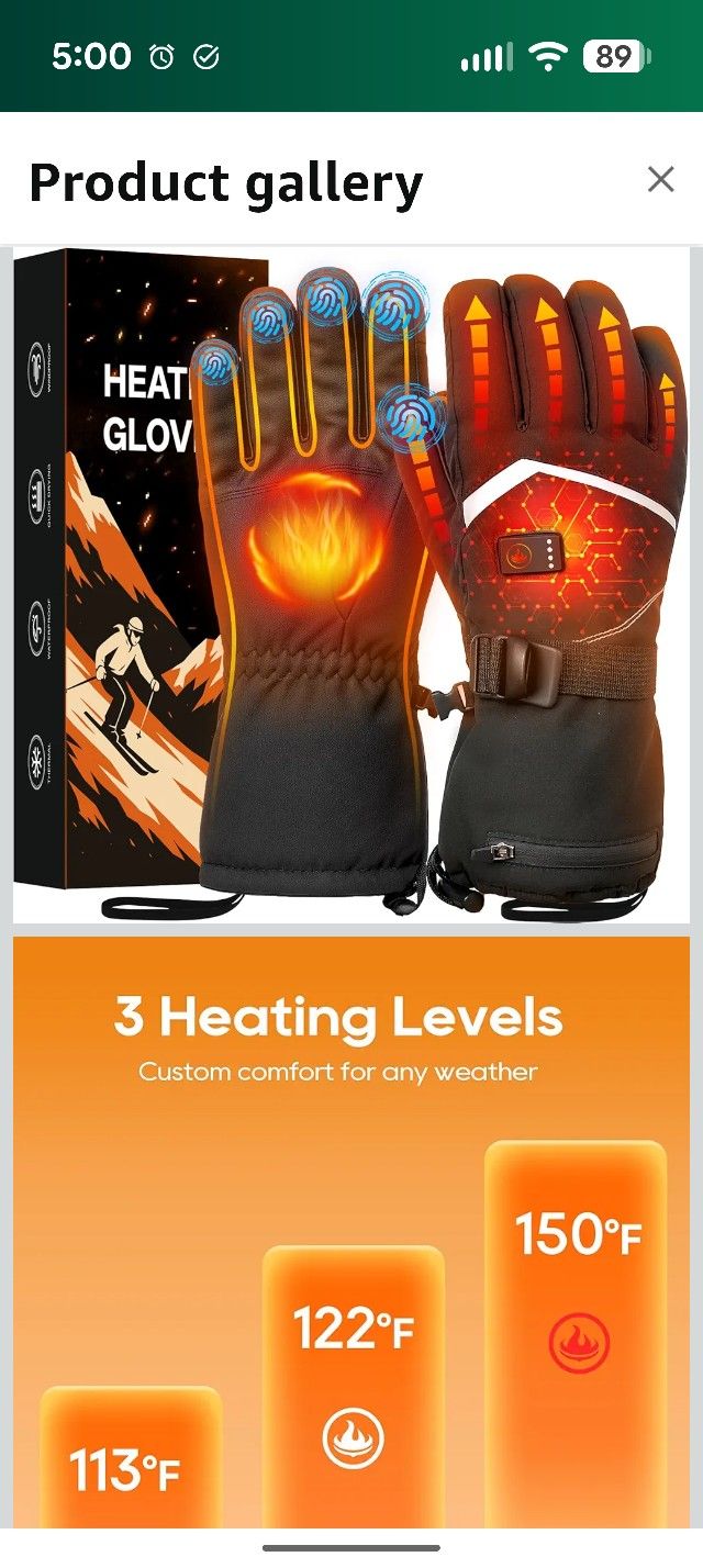 Unisex New Heated Gloves