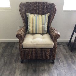 Chair, Sea grass Wicker Indoor/outdoor 