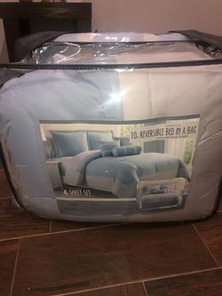 Reversible 10PC Bedspread (comforters & pillow cases)