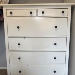 White 6-Drawer Dresser – $100 OBO