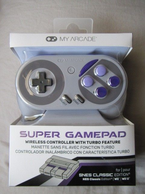 My Arcade SUPER GAMEPAD for SNES and Wii /Wii U controller