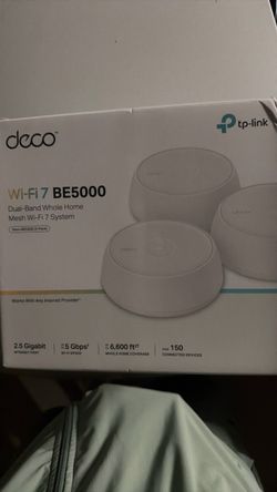 Deco wifi extenders BE5000