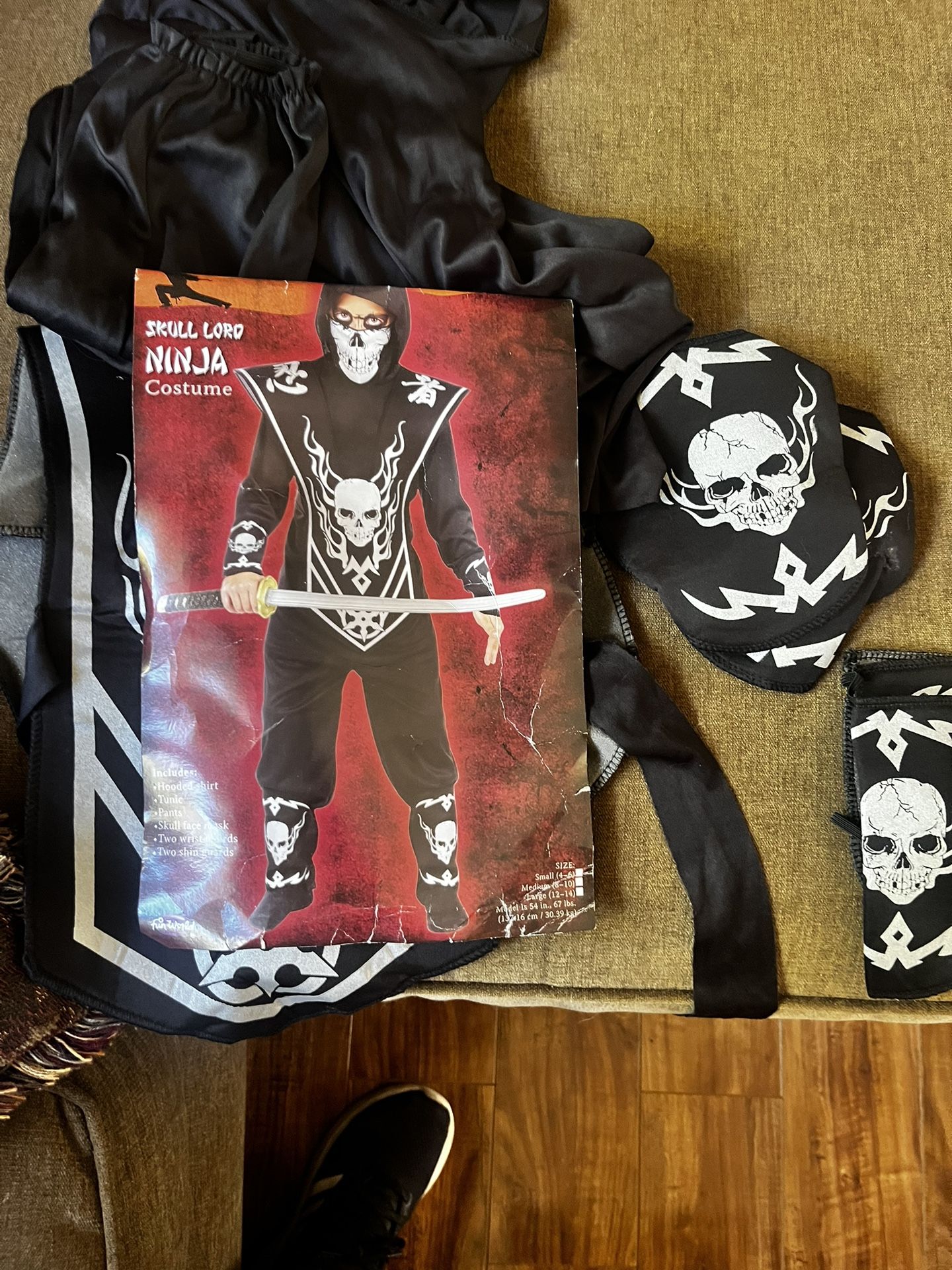 Skull Ninja Medium Child Costume 