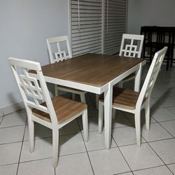 Pre-Owned Kitchen Set Table With 4 Chairs Moving Sale OBO