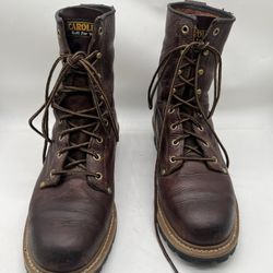 CAROLINA ELM 8" STEEL TOE LOGGER Mens Boots  # 1821  SIZE 11 D  ASTM 2413-11