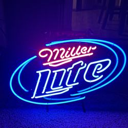 Miller Light Neon Light, Brand New 