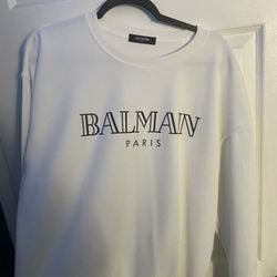 White BalMain Long Sleeve 