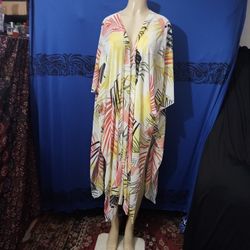 New Yellwo Mixd Cardigan  Size 4XL