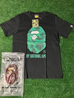 BAPE A Bathing Ape Black Camo Graphic Tee
