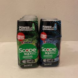 Scope Squeez Mouthwash Concentrate ( Original Mint & Cool Peppermint )