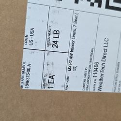 Tesla Model X 2025 All Westher Floor Mats NeW