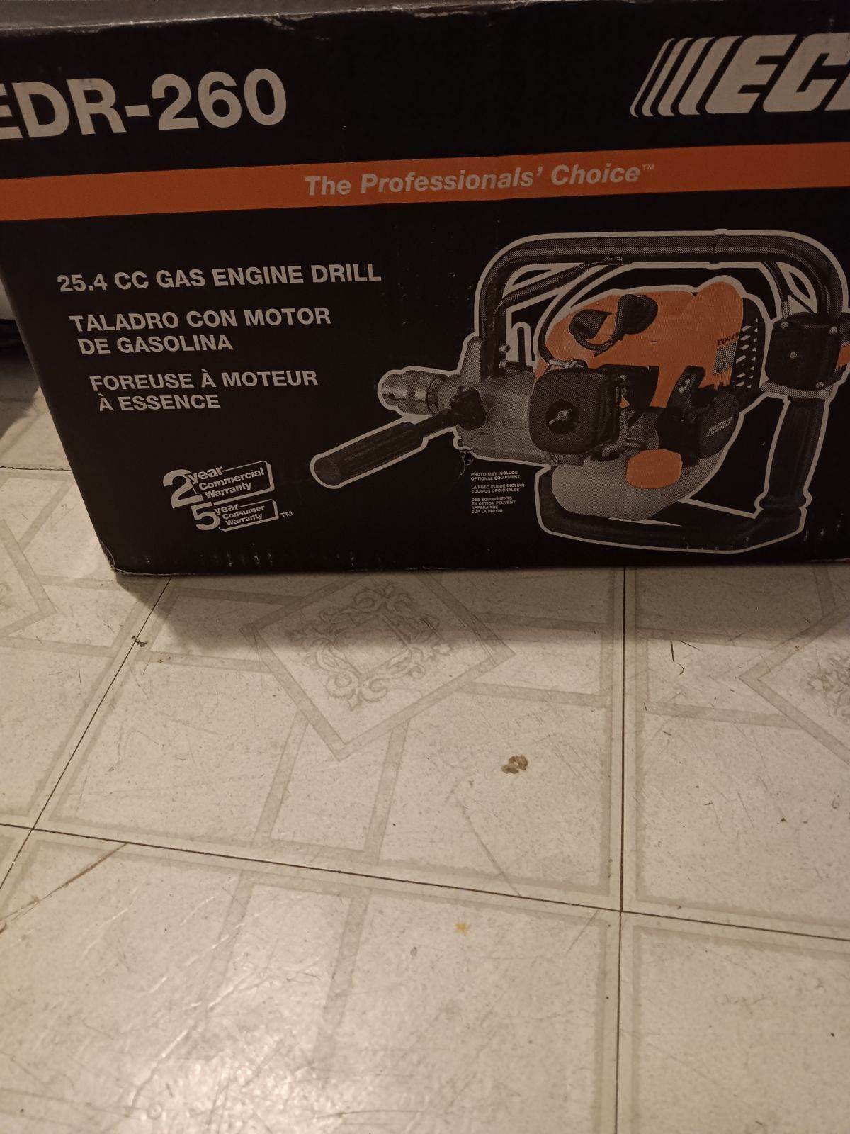 Echo Engine Gas Drill EDR 260