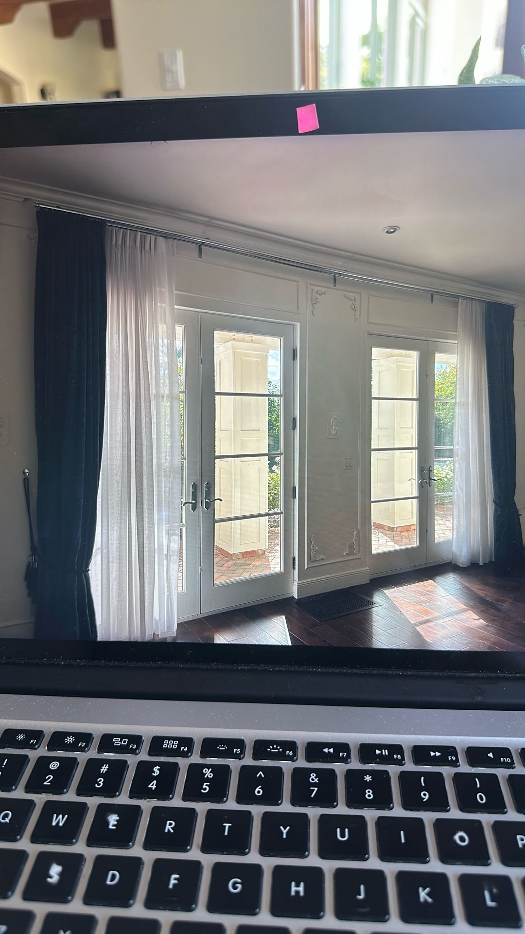 Custom Draperies With Rods