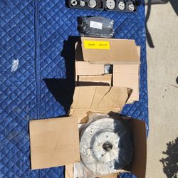 Rear Drilled And Slotted Rotors, Break Pads And Break Caliber Tool