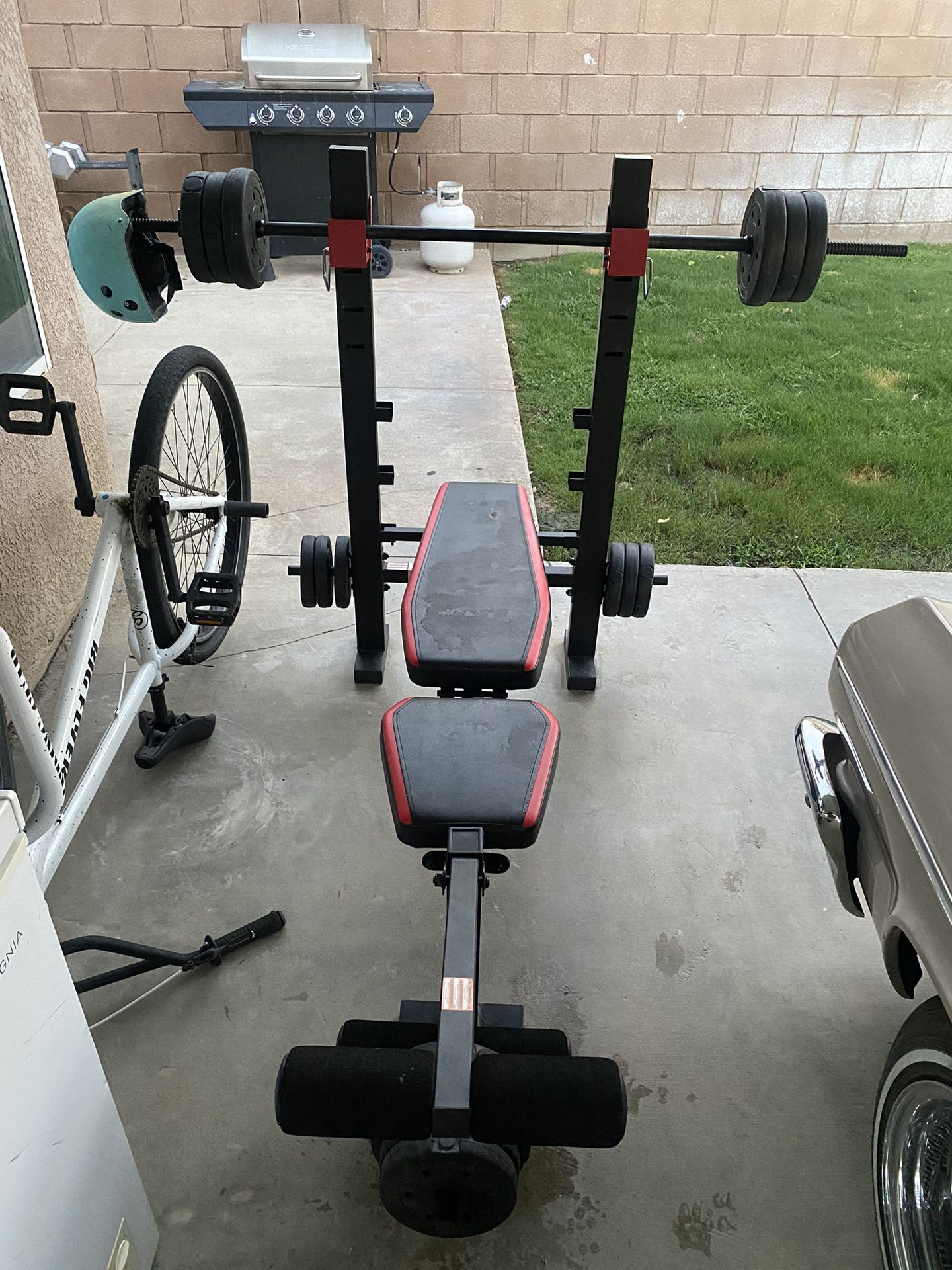 Bench Press with weights