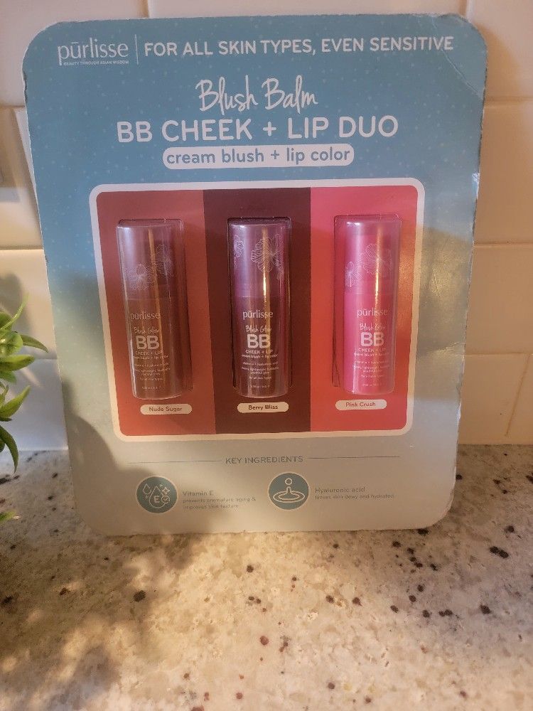 Purlisse Blush Balm Cream Blush + Lip Color Duo