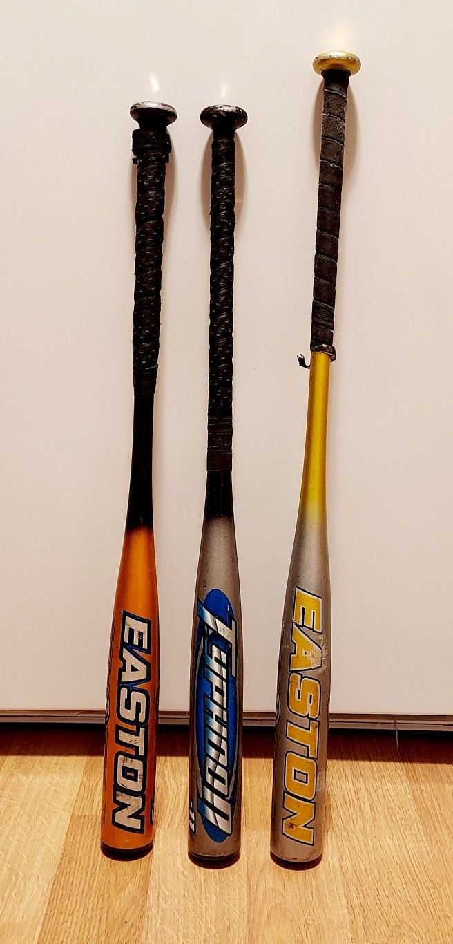 Used Baseball Bats All 3 For $20.