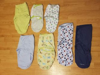 7 Swaddle Blankets Total for Baby/Infant