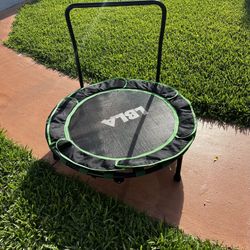 Trampoline LBLA For Kids 36” Foldable With Adjustable Handrail… Kids Ages 3-9 Years Old…In Great Condition…$35
