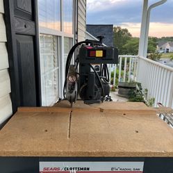 Craftsman Radial ATM Saw. Works. 8 1/4.