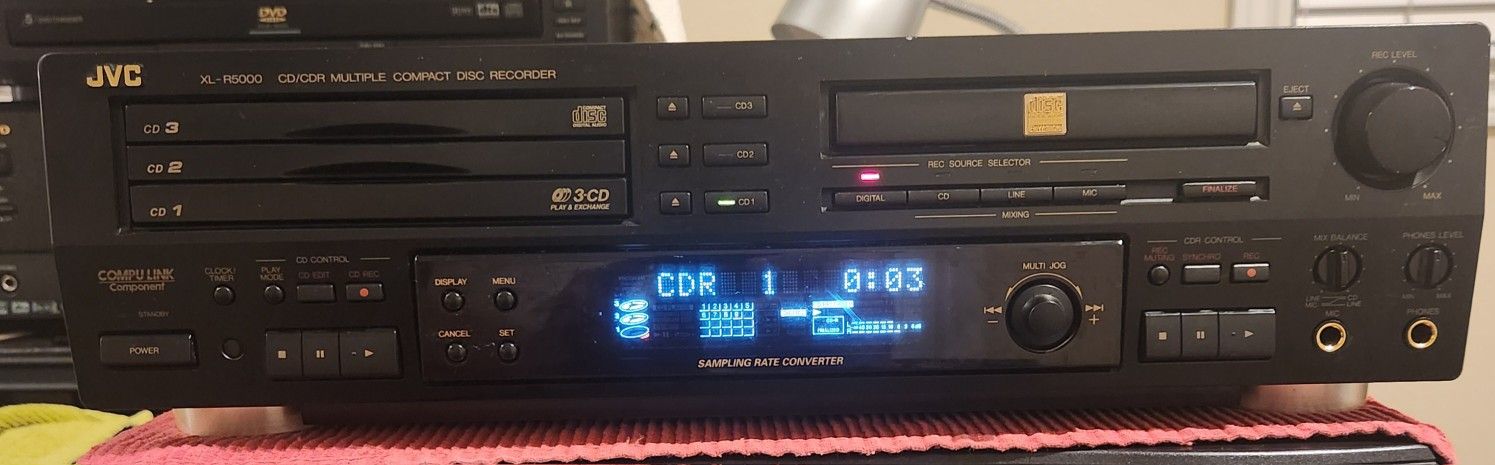 JVC XL-R50003-CD + 1-CD-R/RW recorder/changer