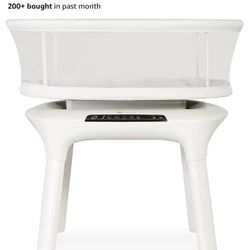 4moms MamaRoo Sleep Bassinet, Supports Baby's Sleep with Adjustable Features - 5 Motions, 5 Speeds, 4 Soothing Sounds and 2 Heights