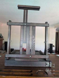 Adjustable Wooden Tabletop Artist Easel – Folding Display Stand