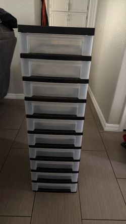 Plastic drawers