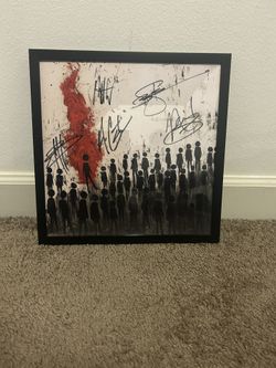 Authentic Signed Three Day Grace Alienation Vinyl