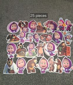 Masha and the Bear stickers each Picture $5