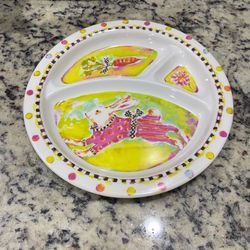 MacKenzie-Childs Bunny Toddler Sectional Plate