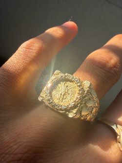 14K Centenario Ring