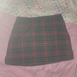 Plaid Skirt Medium/Small 