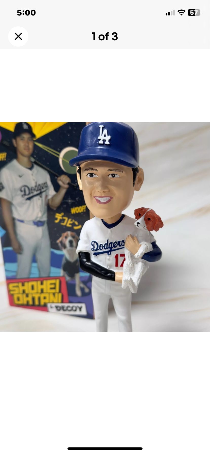 2024 Los Angeles Shohei Ohtani Decoy Bobblehead 