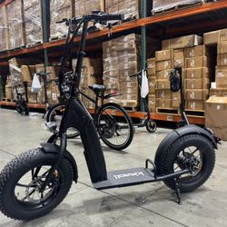Fat tire electric scooter