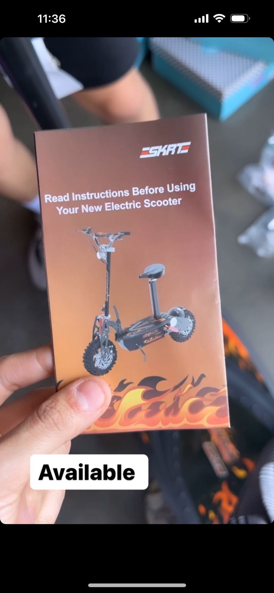 Electric Scooter (open Box )
