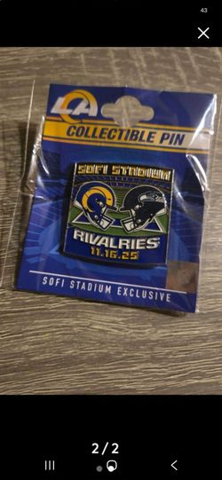 NFL Los Angeles Rams vs Seattle Seahawks Game Pin 2025