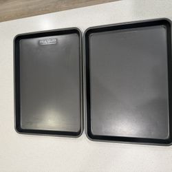 Set Of 2 Nordic Ware Bake Half Trays