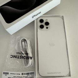 iPhone 12 Pro Max 256GB (Unlocked), - Silver / Good