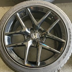 18” 2025 HONDA CIVIC SPORT OEM WHEELS AND TIRES 