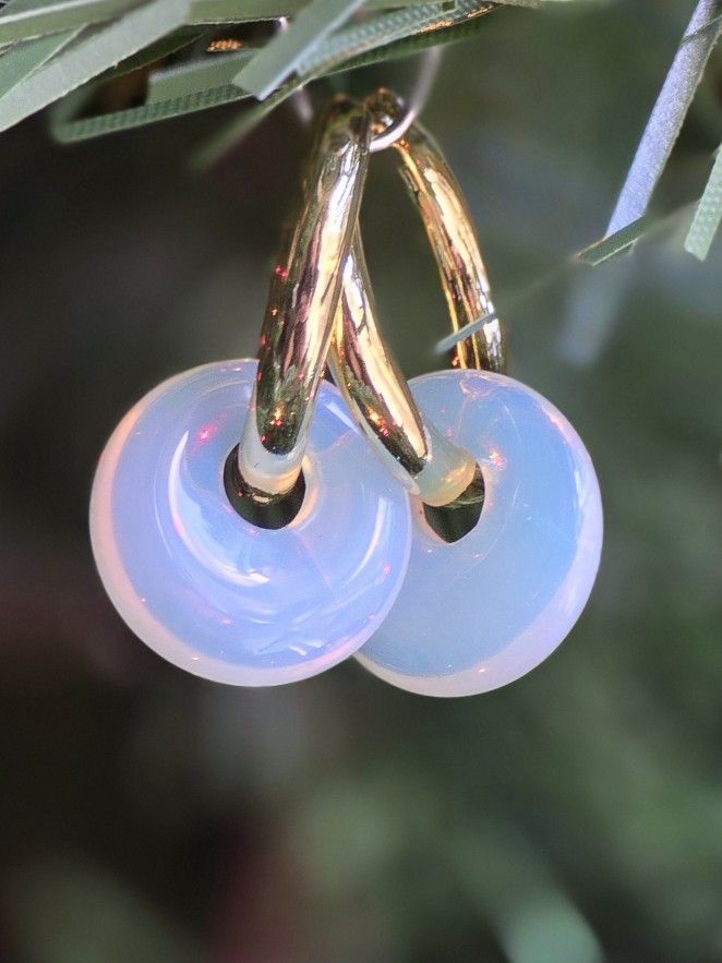 New Huggie Earrings With Gemstones