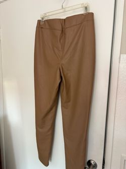 Ladies Leather-Look Pants / M